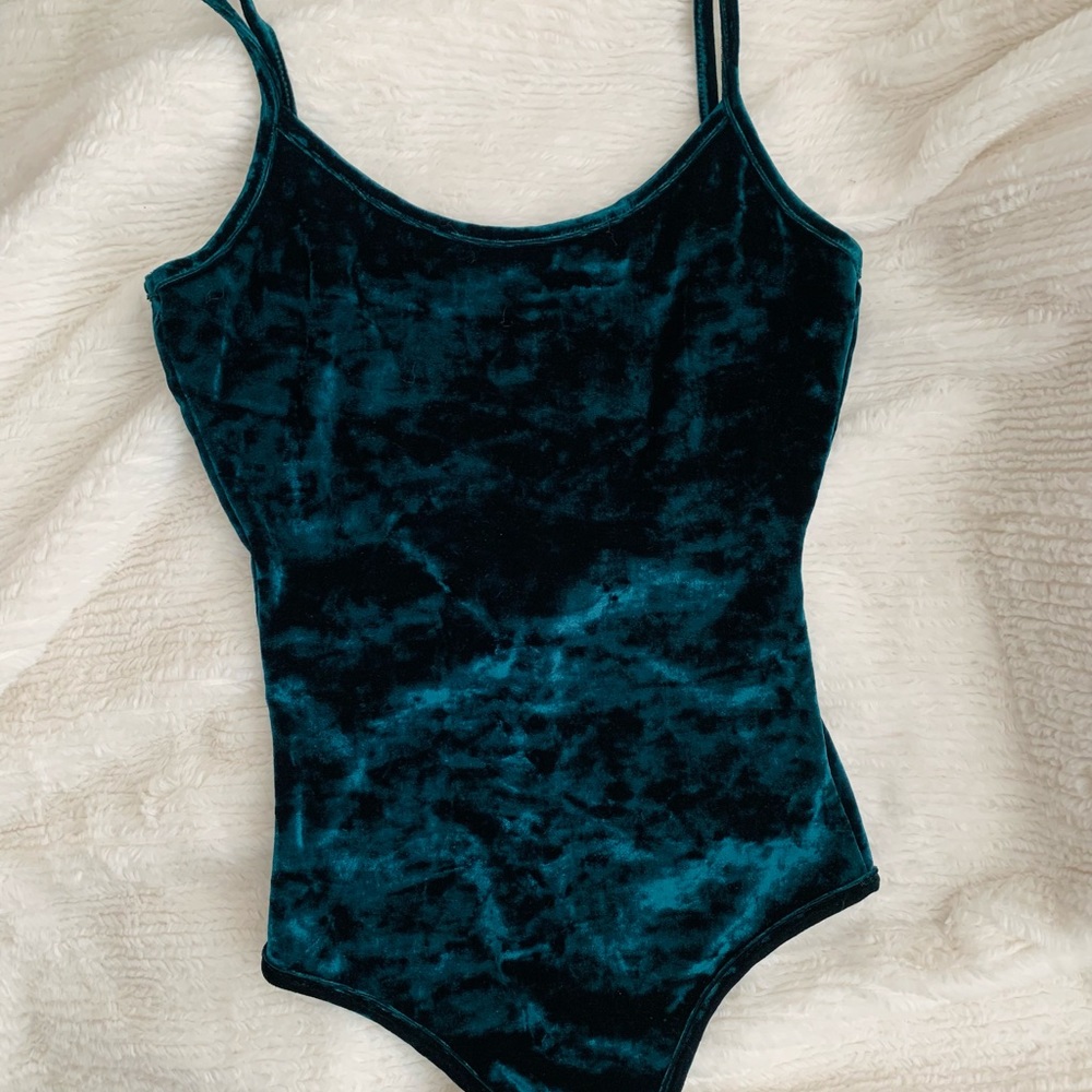 Velvet bodysuit